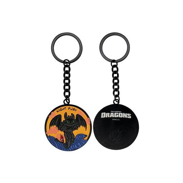How to Train Your Dragon Night Fury Keyring-UV-HTD05