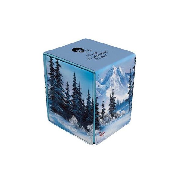 UP - Bob Ross - Winter Paradise Alcove Flip Deck Box for Tabletop Gaming-16520