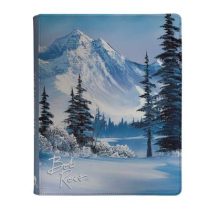 UP - Bob Ross - Winter Paradise 9-Pocket Zippered Pro-Binder for Tabletop Gaming-16521