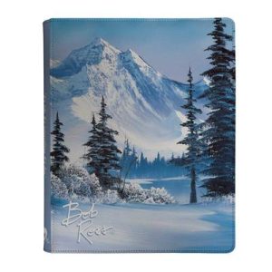 UP - Bob Ross - Winter Paradise 9-Pocket Zippered Pro-Binder for Tabletop Gaming-16521