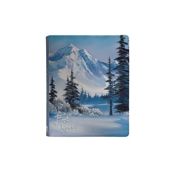 UP - Bob Ross - Winter Paradise 9-Pocket Zippered Pro-Binder for Tabletop Gaming-16521