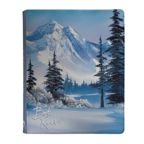 UP - Bob Ross - Winter Paradise 9-Pocket Zippered Pro-Binder for Tabletop Gaming-16521