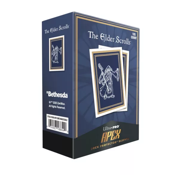 UP - The Elder Scrolls: Mages Guild 105ct APEX Deck Protector Sleeves for Tabletop Gaming-16654