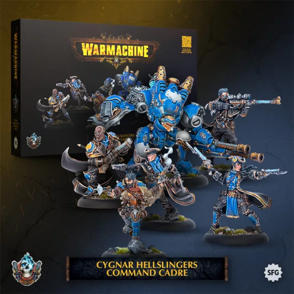 Warmachine: Cygnar Hellslingers Command Cadre - EN-SFIK-CGN220