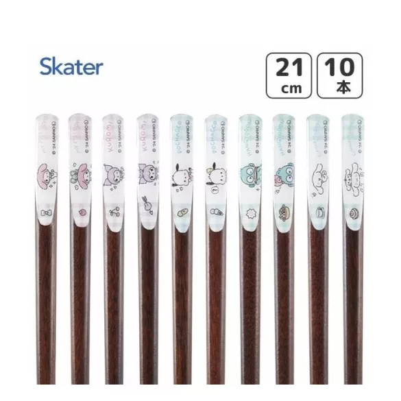 Sanrio - Set of 10 collectible chopsticks-SKATER-SR-69447