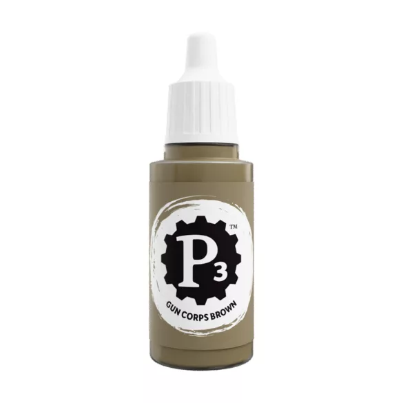 P3 Paints - Gun Corps Brown - 18ml-SFP3-N170