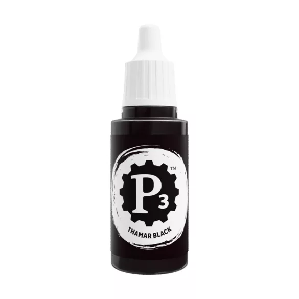 P3 Paints - Thamar Black - 18ml-SFP3-N211