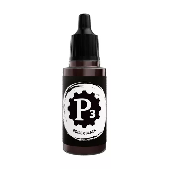 P3 Paints - Boiler Black - 18ml-SFP3-N223