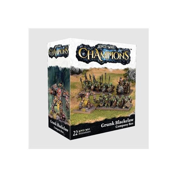 Kings of War Champions Grunk Blackclaw Company Box - DE-MGKWG111-DEU