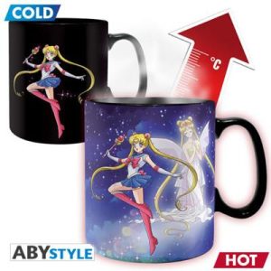 SAILOR MOON - Mug Heat Change- 460ml- Sailor & Chibi- cardboard-ABYMUGA629
