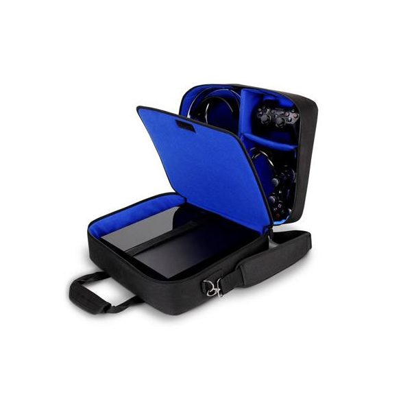 USA GEAR PlayStation 4 Pro Case / Sony PS4 Pro 4K Travel Console Carrying Bag Blue-GRSLS13100BLEW