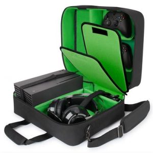 USA GEAR S23 Adjustable Case - Compatible with Xbox Series X and Xbox Series S Green-GRSLS23100GNEW
