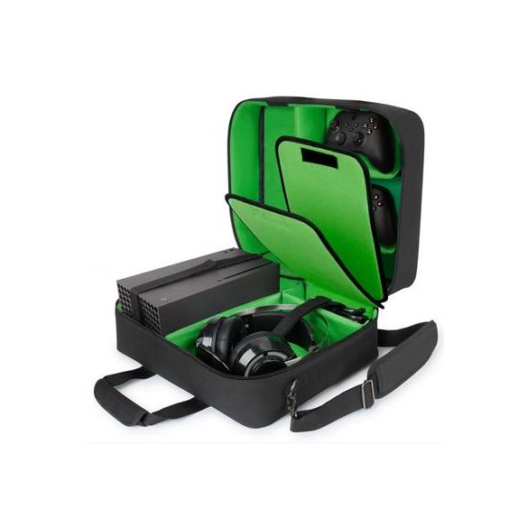 USA GEAR S23 Adjustable Case - Compatible with Xbox Series X and Xbox Series S Green-GRSLS23100GNEW