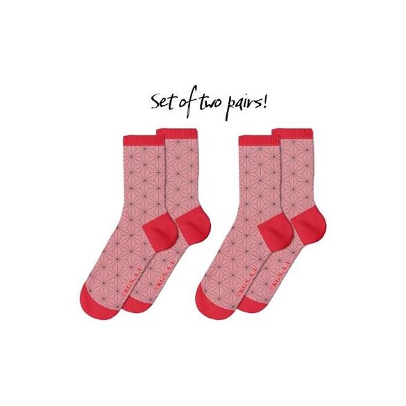 Socks - 2-Pack - Demon Slayer - Nezuko Kamado - 36-40-SAK01191