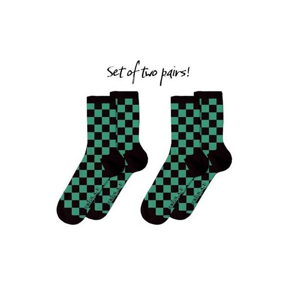 Socks - 2-Pack - Demon Slayer - Tanjiro Kamado - 41-44-SAK01221