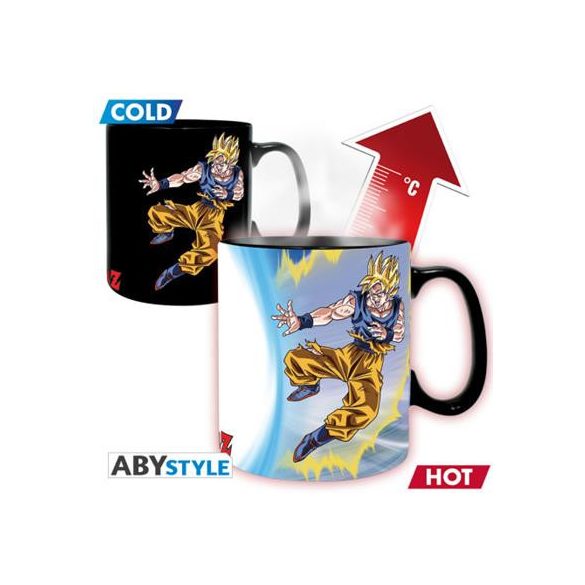 DRAGON BALL - Mug Heat Change - 460 ml - DBZ/ GokuVSBuu-cardboard-ABYMUGA439