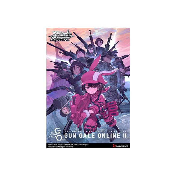Weiß Schwarz - Sword Art Online Alternative Gun Gale Online II Extra Booster Display (6 Packs) - EN-WSE-GGO-SE50-EB