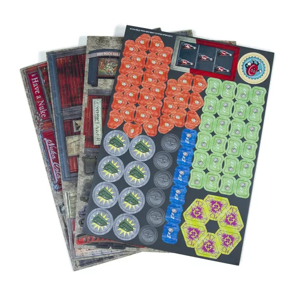 Fallout Factions: Tokens and Terrain Pack 1 - EN terep- és tokenkiegészítő
