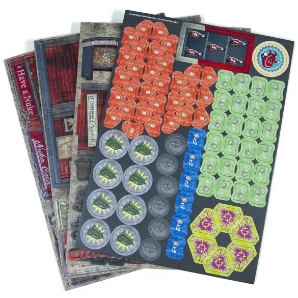 Fallout Factions: Tokens and Terrain Pack 1 - EN terep- és tokenkiegészítő