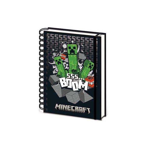 Minecraft (Boom) A5 3D Lencitular Notebook-SR74694