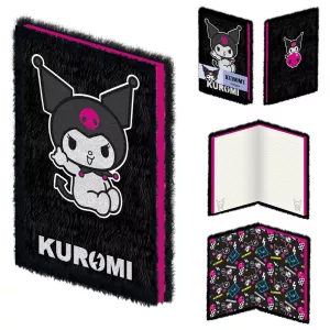 Kuromi (Rock Out) A5 Plush Notebook Casebound-SR2402813