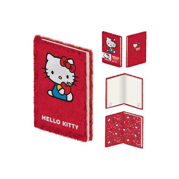 Hello Kitty (Apple) A5 Plush Notebook Casebound-SR2401864