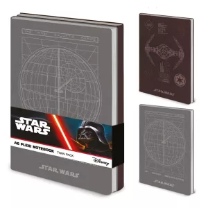Star Wars (Empire) A6 Flexi Notebook Twin Pack-SR2402525