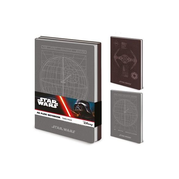 Star Wars (Empire) A6 Flexi Notebook Twin Pack-SR2402525