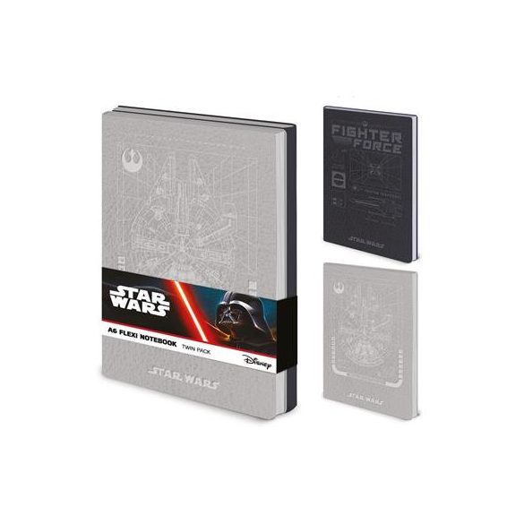 Star Wars (Rebel) A6 Flexi Notebook Twin Pack-SR2402524