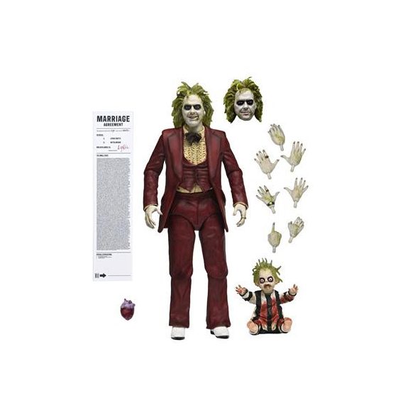 Beetlejuice Beetlejuice - 7" Scale Action Figure - Ultimate "Red Tuxedo" Beetlejuice-NE57305-01
