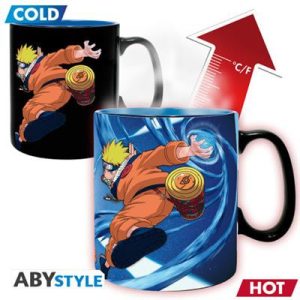 NARUTO - Mug Heat Change - 460 ml- Naruto & Sasuke - cardboard-ABYMUGA500