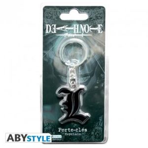 DEATH NOTE - Keychain "L - Symbol"-ABYKEY024
