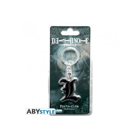 DEATH NOTE - Keychain "L - Symbol"-ABYKEY024