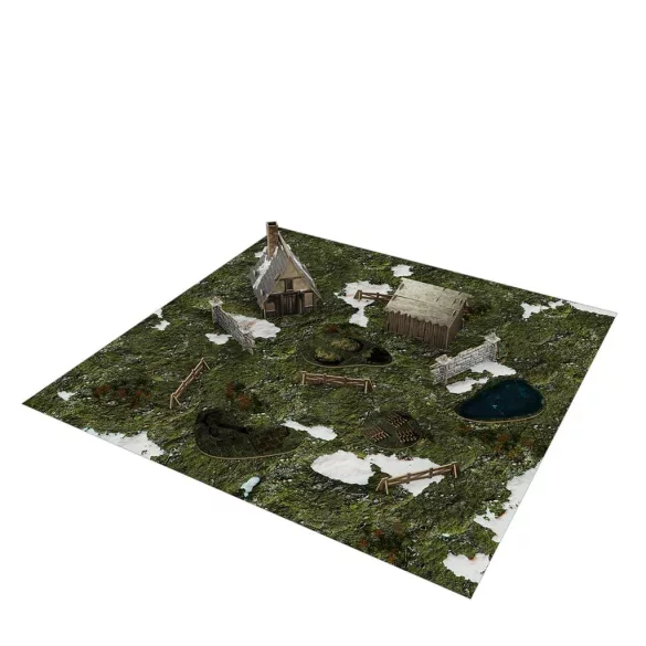 Warcrow: Bakhlia Farm Scenery Pack - EN-WW20001