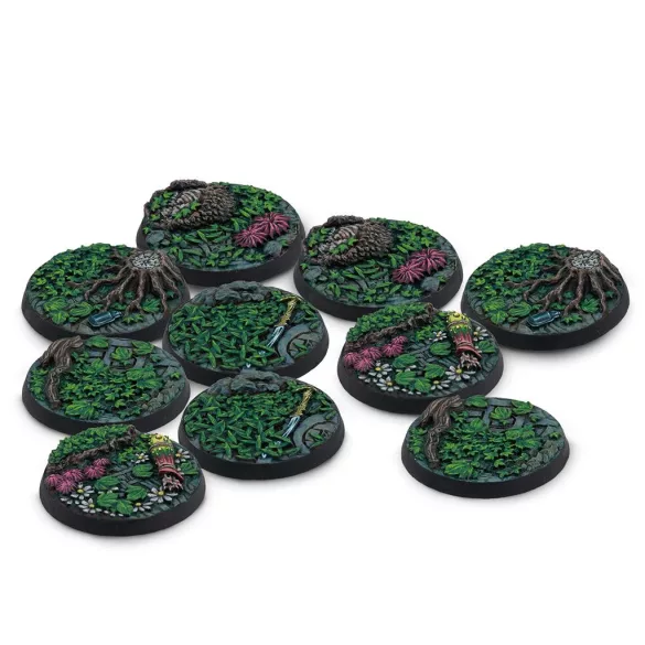 Warcrow: 30mm Sÿenann Scenery Bases, Alpha Series - EN-WW20004-0023