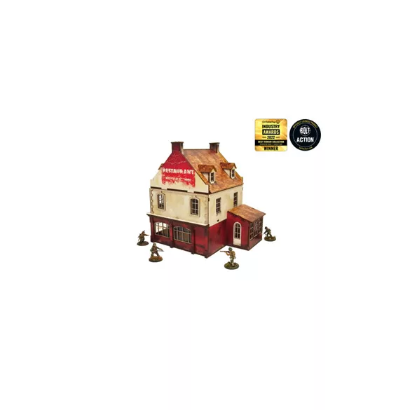 WW2 Normandy Restaurant Prepainted [28mm/1:56]-H00124