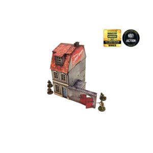 WW2 Normandy Townhouse 1 Prepainted [28mm/1:56]-H00125