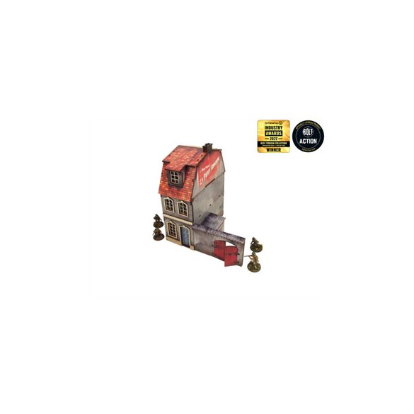 WW2 Normandy Townhouse 1 Prepainted [28mm/1:56]-H00125