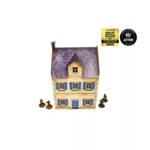 WW2 Normandy Townhouse 3 Prepainted [28mm/1:56]-H00127