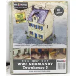 WW2 Normandy Townhouse 3 előrefestett épület [28mm/1:56]