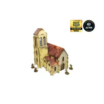 WW2 Normandy Church Prepainted [28mm/1:56]-H00132