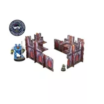 Imperial WTC Walls Low (2) Prepainted-H00185