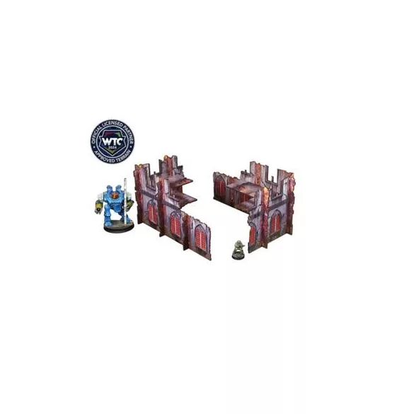 Imperial WTC Walls Low (2) Prepainted-H00185