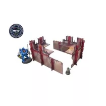 Imperial WTC Walls Low Red (2) Prepainted-H00222