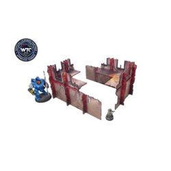 Imperial WTC Walls Low Red (2) Prepainted-H00222