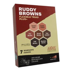 The Army Painter - Warpaints Fanatic: Ruddy Browns Triad PLUS+-WP8089P