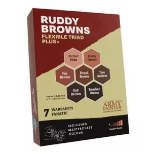The Army Painter - Warpaints Fanatic: Ruddy Browns Triad PLUS+-WP8089P