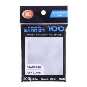 KMC Standard Sleeves - Card Barrier 100 (100 Sleeves)-