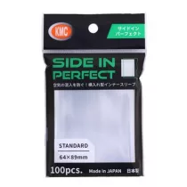 KMC Standard Sleeves - Side in Perfect (100 Sleeves)-