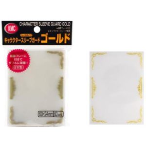 KMC Standard Sleeves - Character Sleeve Guard Gold (60 Sleeves)-